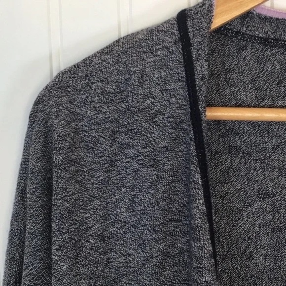 ❄️ T by Talbots | MIXED TEXTURE MARLED CARDIGAN XLP Petite - Picture 9 of 12